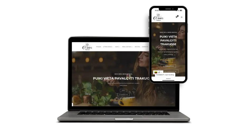 Le Vivier restaurant website