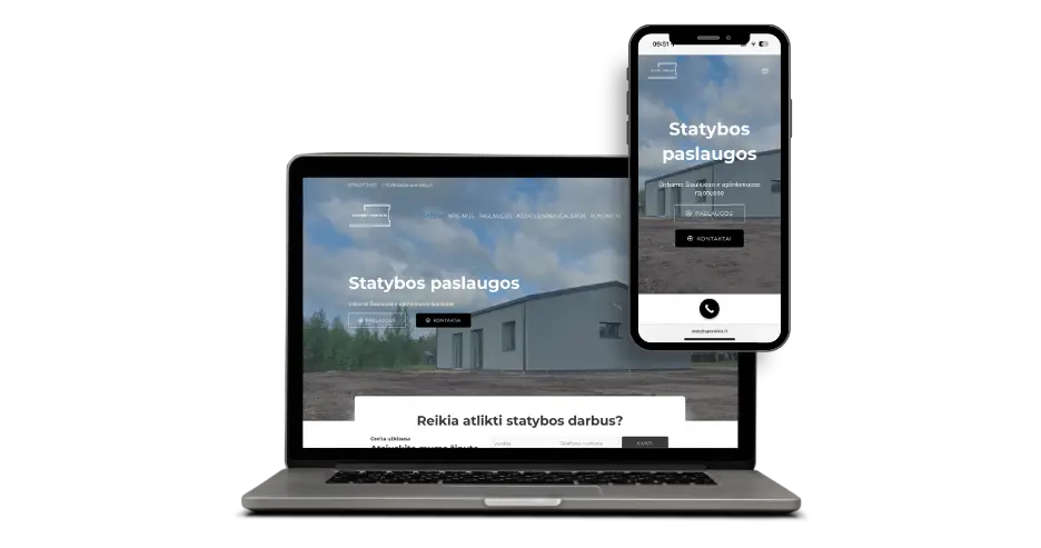 Statybų poreikis website
